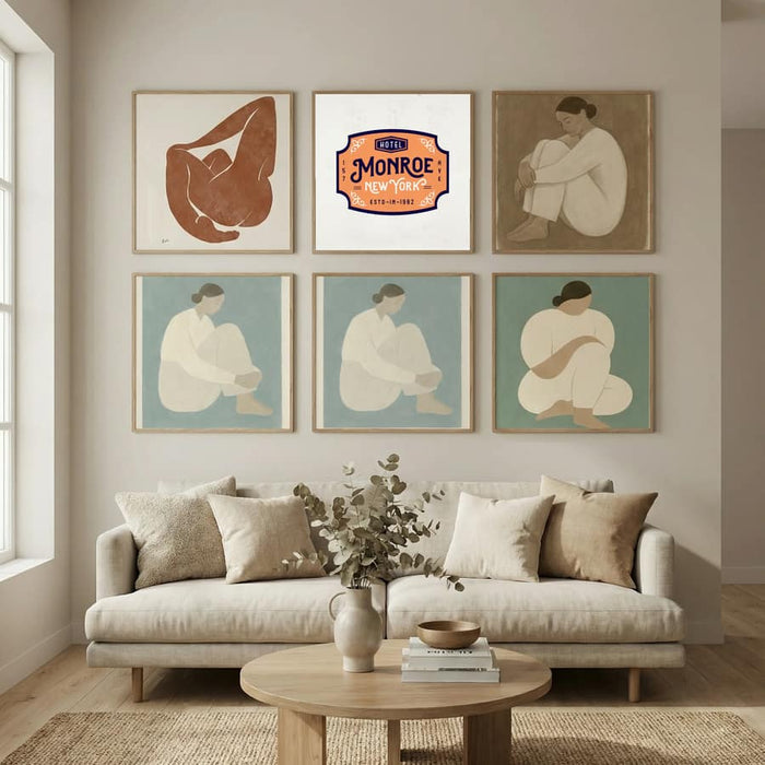 Monroe Hotel New York Poster by The Whiskey Ginger in Still Air & Solitude gallery wall