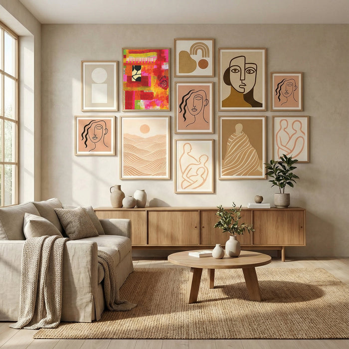 A Garden Poster by Susan Black in Evolving Winter Elegance gallery wall