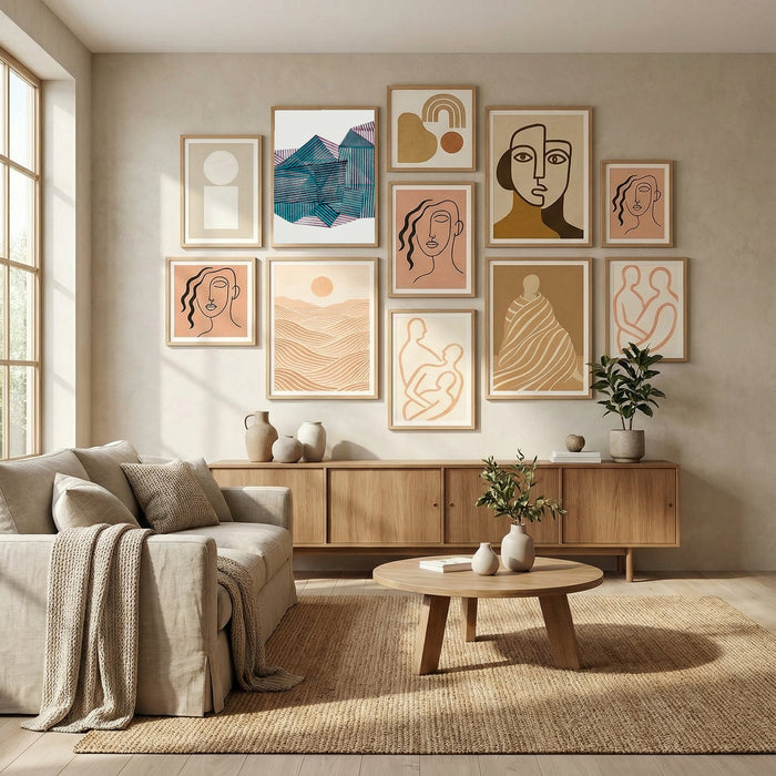 Amulet IV. Poster by Paulina Vårregn in Evolving Winter Elegance gallery wall