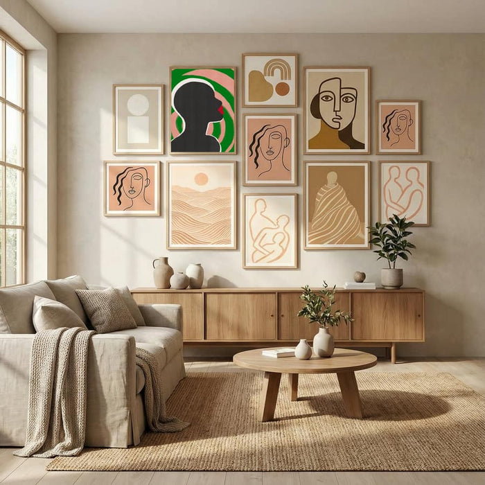 Anonymous Portrait In Green Spiral Poster – poster and art print
