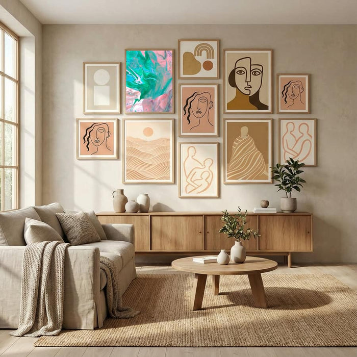 Another World Poster by Uma Gokhale in Evolving Winter Elegance gallery wall