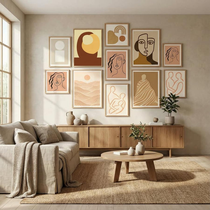 Color Shapes 0003 Poster by Dina Dankers in Evolving Winter Elegance gallery wall