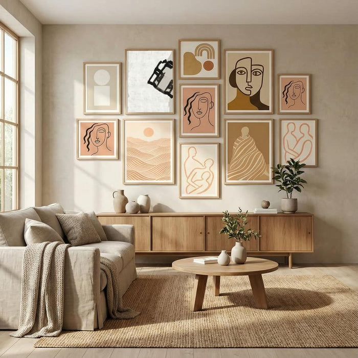Contemporary Abstract No2 Poster – plakat og kunsttryk