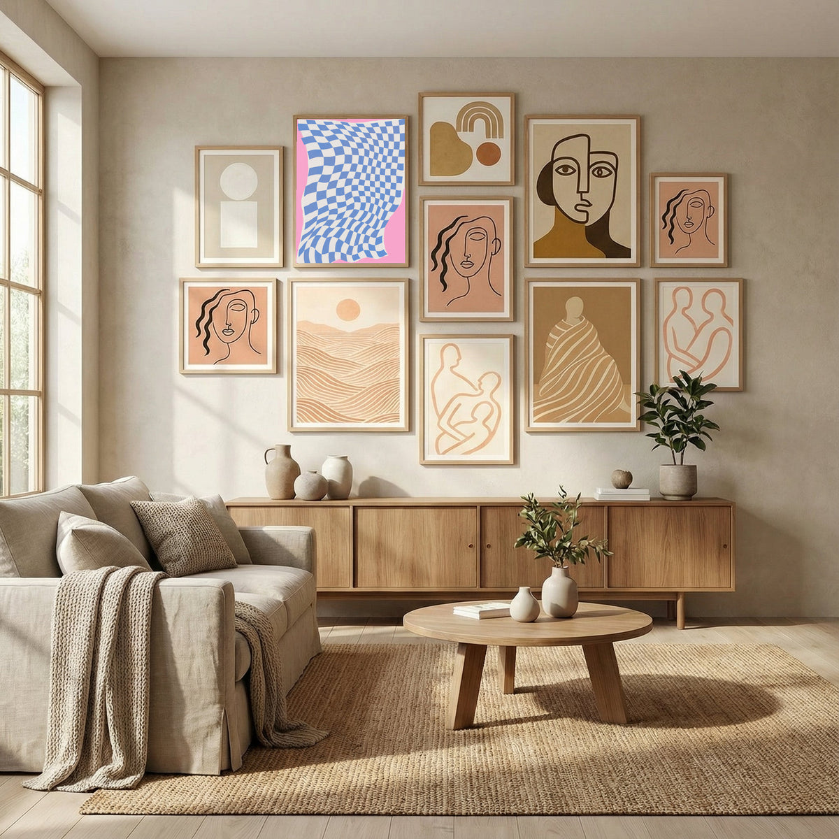 Fabric and Wind Poster by Little Dean in Evolving Winter Elegance gallery wall