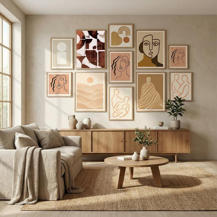 Foundry Shadows Poster by cartissi in Evolving Winter Elegance gallery wall