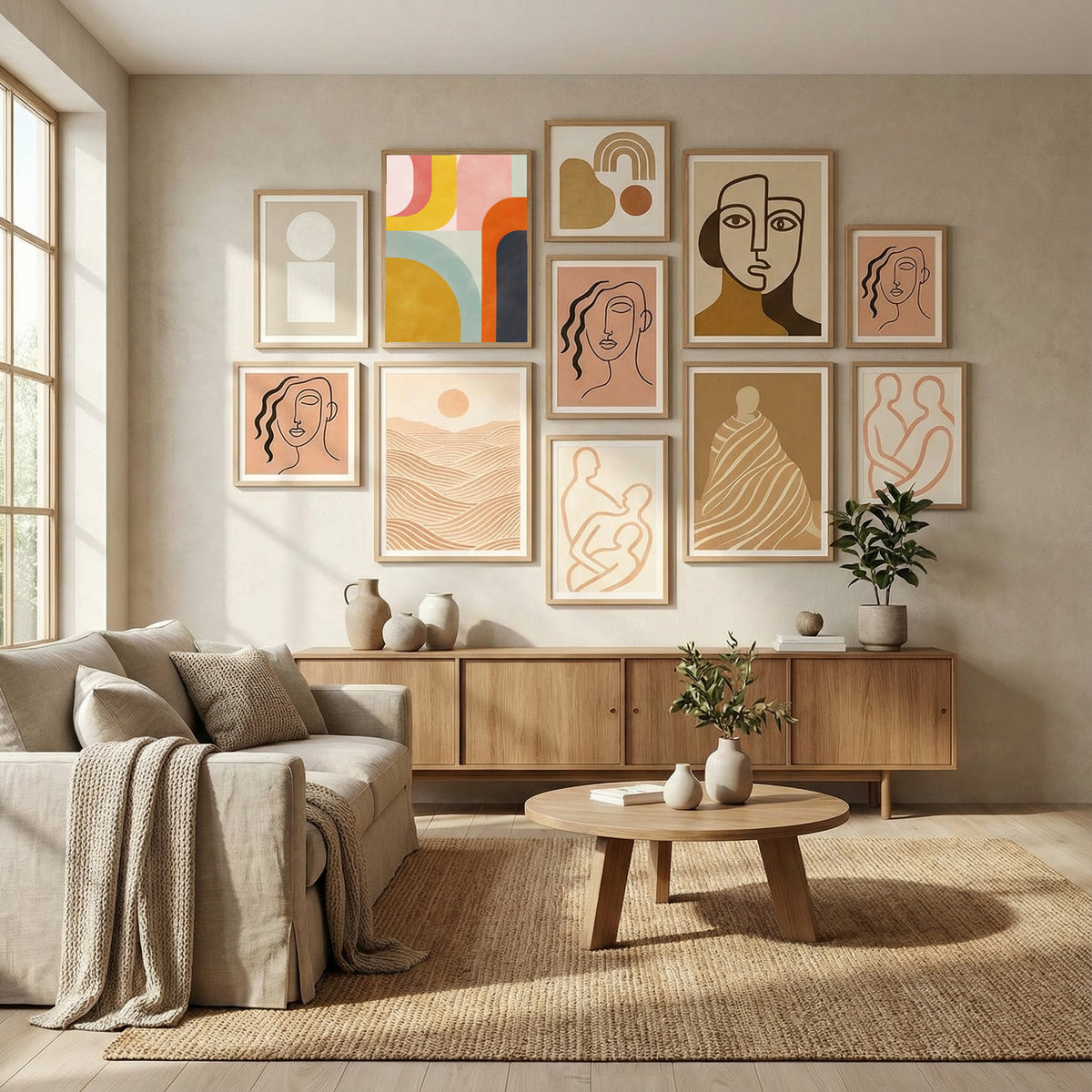 Friendly Colors2 Poster by Ana Rut Bre in Evolving Winter Elegance gallery wall