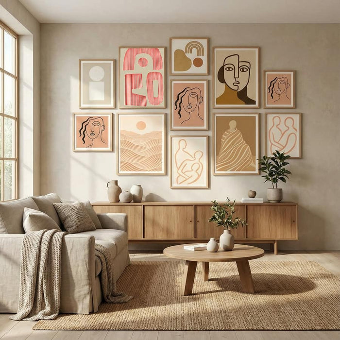 GEO Balance Object Poster by The Miuus Studio in Evolving Winter Elegance gallery wall