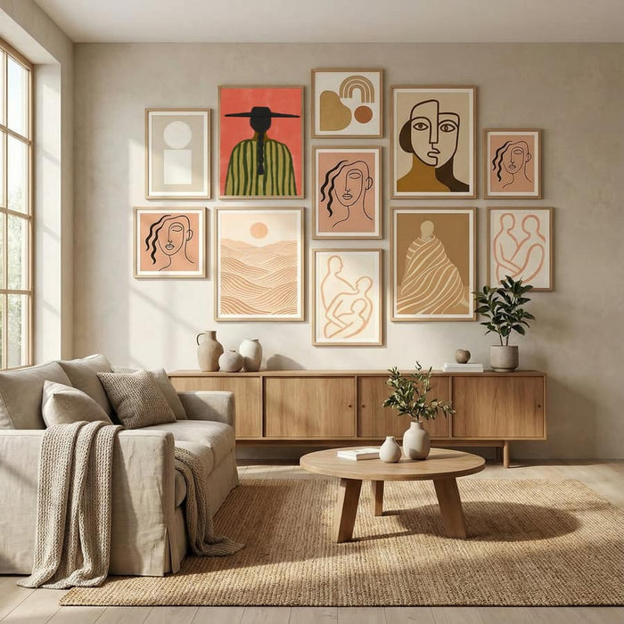Southwester Woman No.2 Poster by The Miuus Studio in Evolving Winter Elegance gallery wall