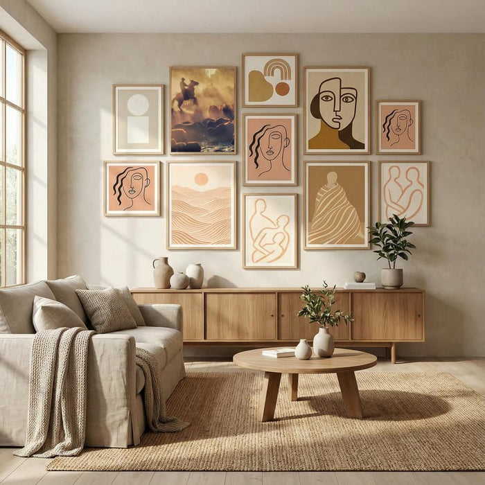 The buffalo shepherd Poster by Meriç Aktar in Evolving Winter Elegance gallery wall