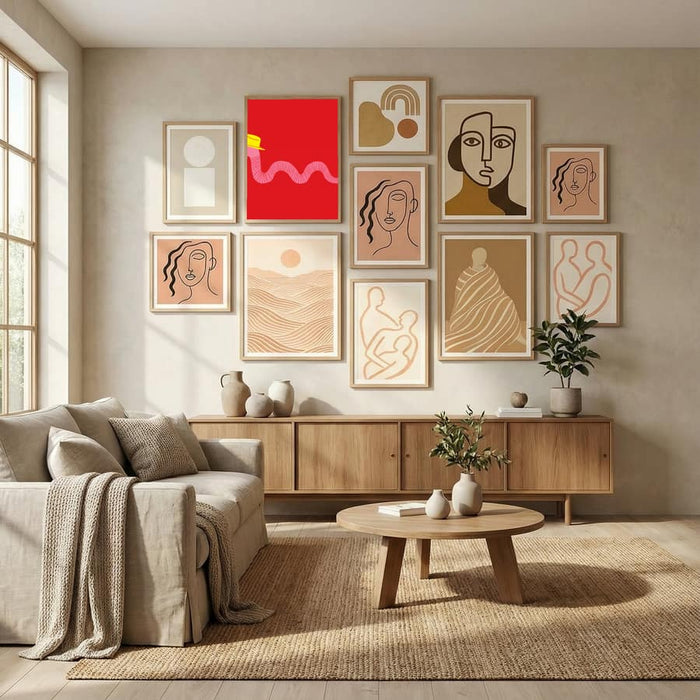 Wiggly Western Worm Poster by Anyone Can Yeehaw in Evolving Winter Elegance gallery wall