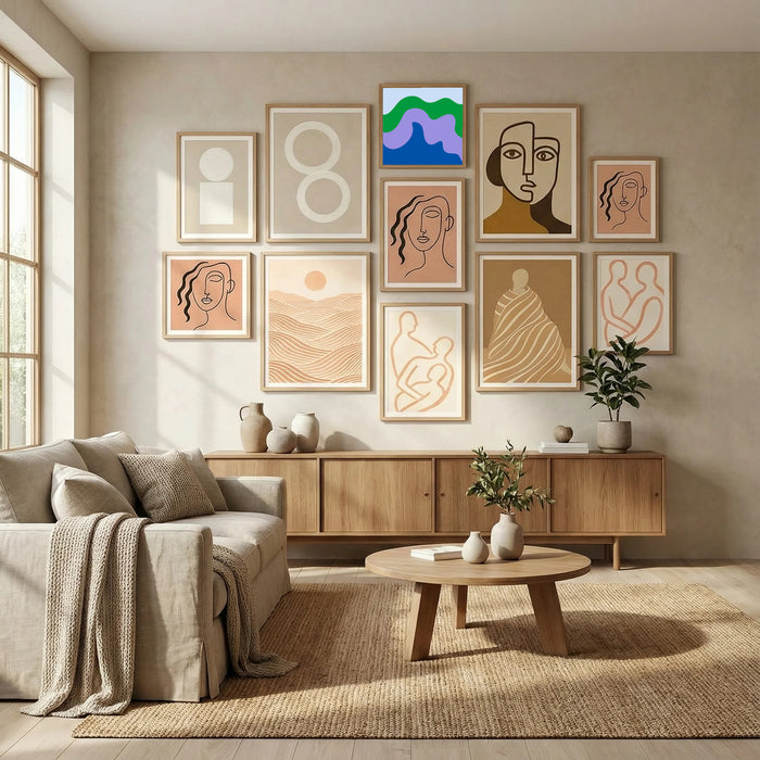 2 Poster by Angela Minca in Winter Elegance gallery wall
