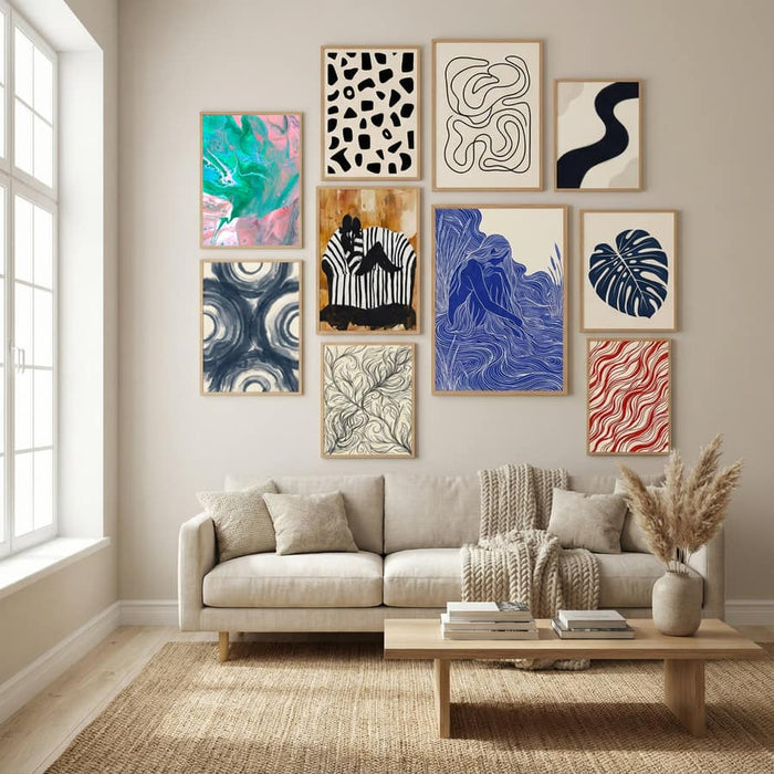Another World Poster by Uma Gokhale in Winter Sanctuary gallery wall