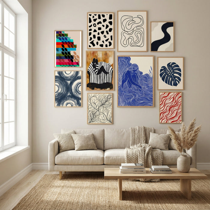 Cascading Petals Poster by cartissi in Winter Sanctuary gallery wall