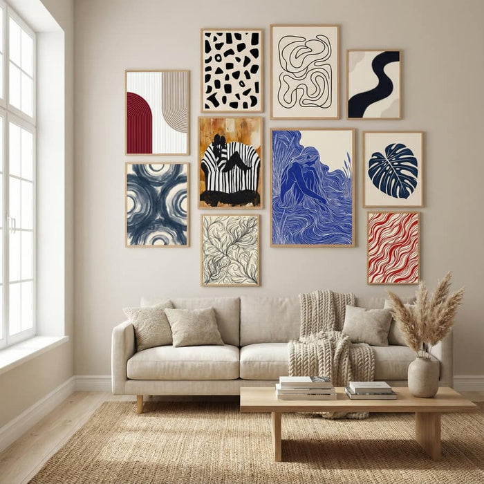 Circle composition 1 Poster – plakat og kunsttryk