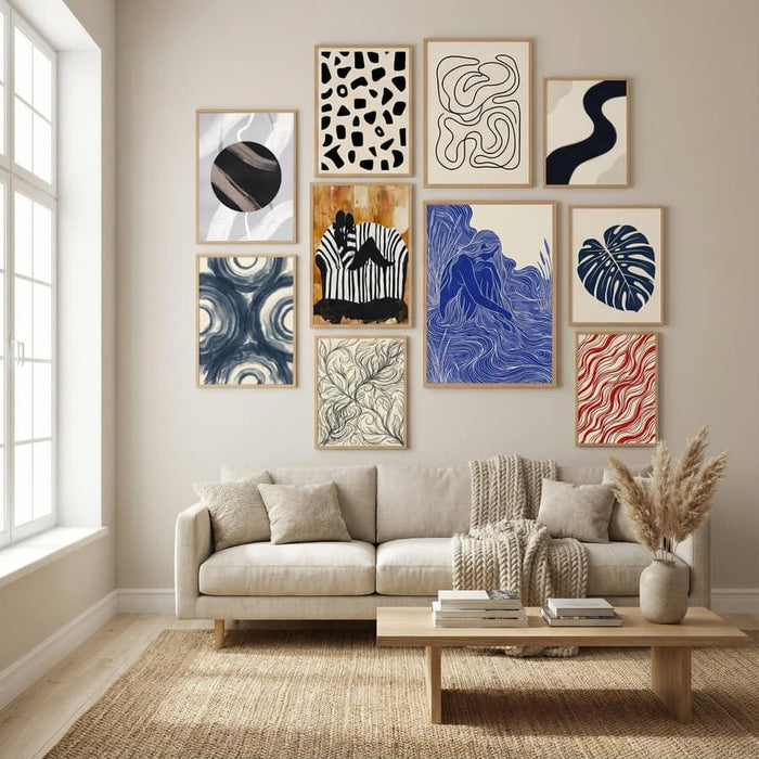 Lines and Shapes 8 -juliste – juliste ja taidepainatus