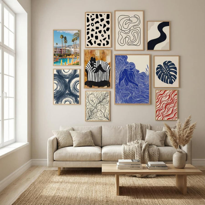 Palm Springs Saguaro Poster by Bethany Young in Winter Sanctuary gallery wall