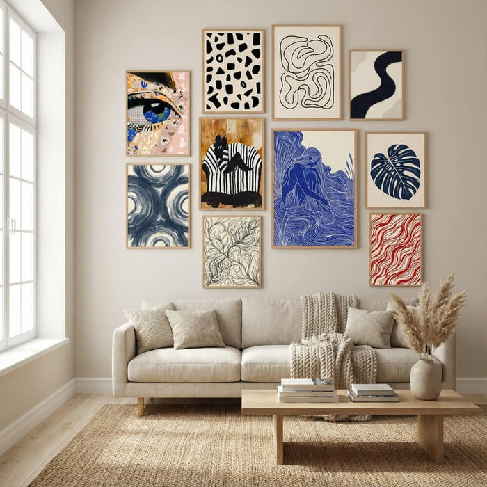 Patternplayno06 Poster by Treechild in Winter Sanctuary gallery wall