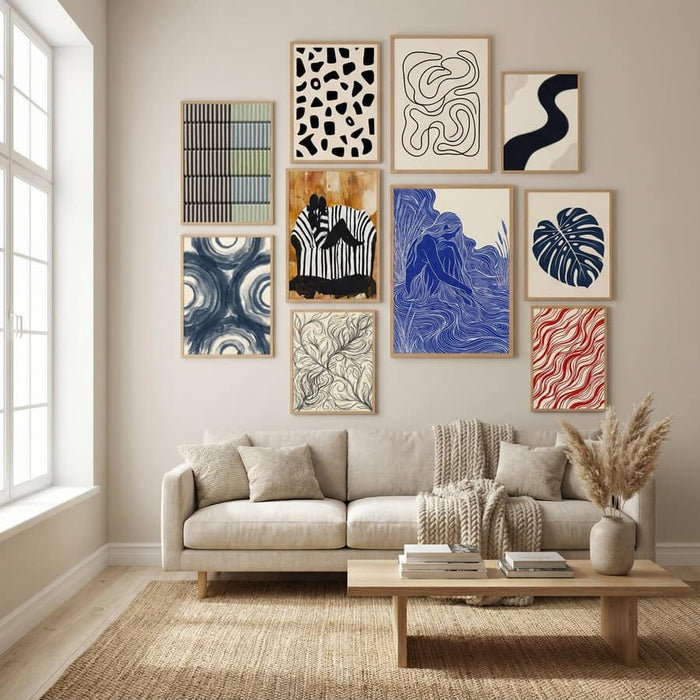 Pelco Stripe Black Pictufy Poster – plakat og kunsttryk
