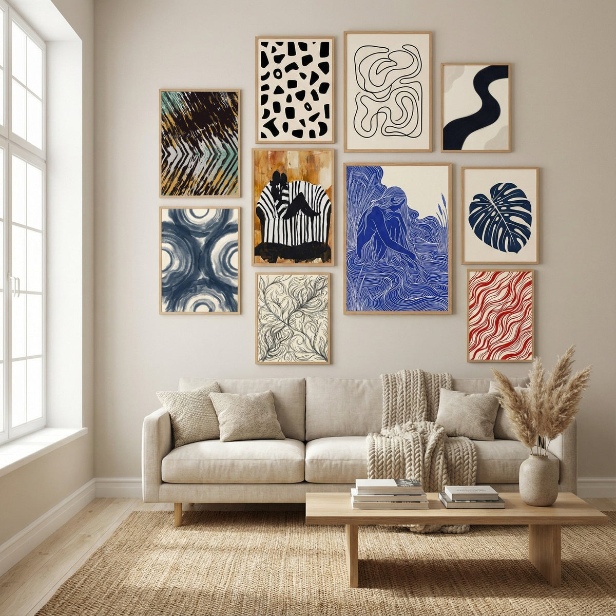 Ripples Poster by Little Dean in Winter Sanctuary gallery wall