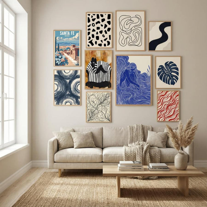 Santa Fe Poster by Thomas Chedeville in Winter Sanctuary gallery wall