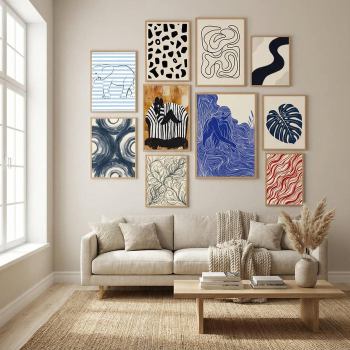 Poster Stripe Elephant – poster e stampa artistica