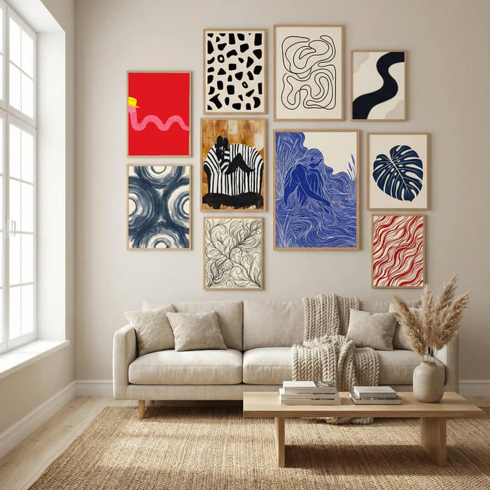 Wiggly Western Worm Poster by Anyone Can Yeehaw in Winter Sanctuary gallery wall