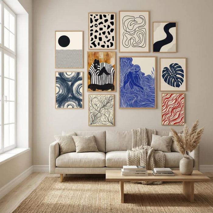 Affiche Woodblock Ocean – affiche et impression d’art