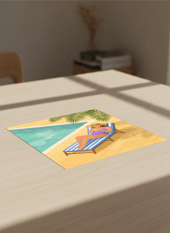 Sunny Siesta – póster e impresión artística