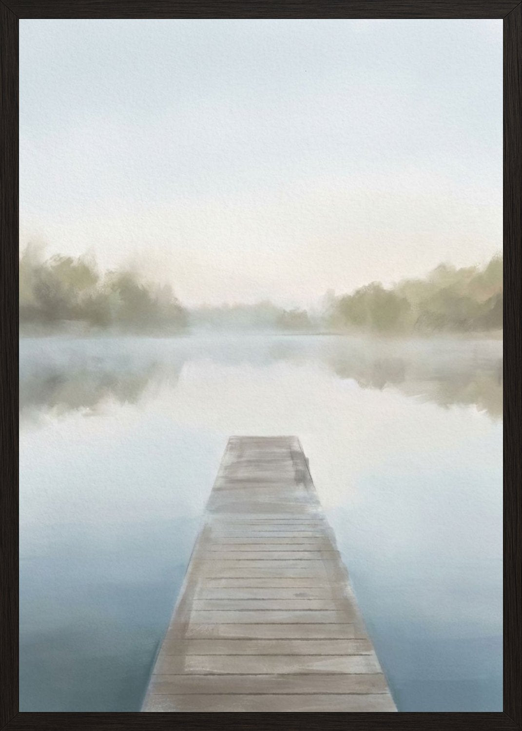 Poster in black frame