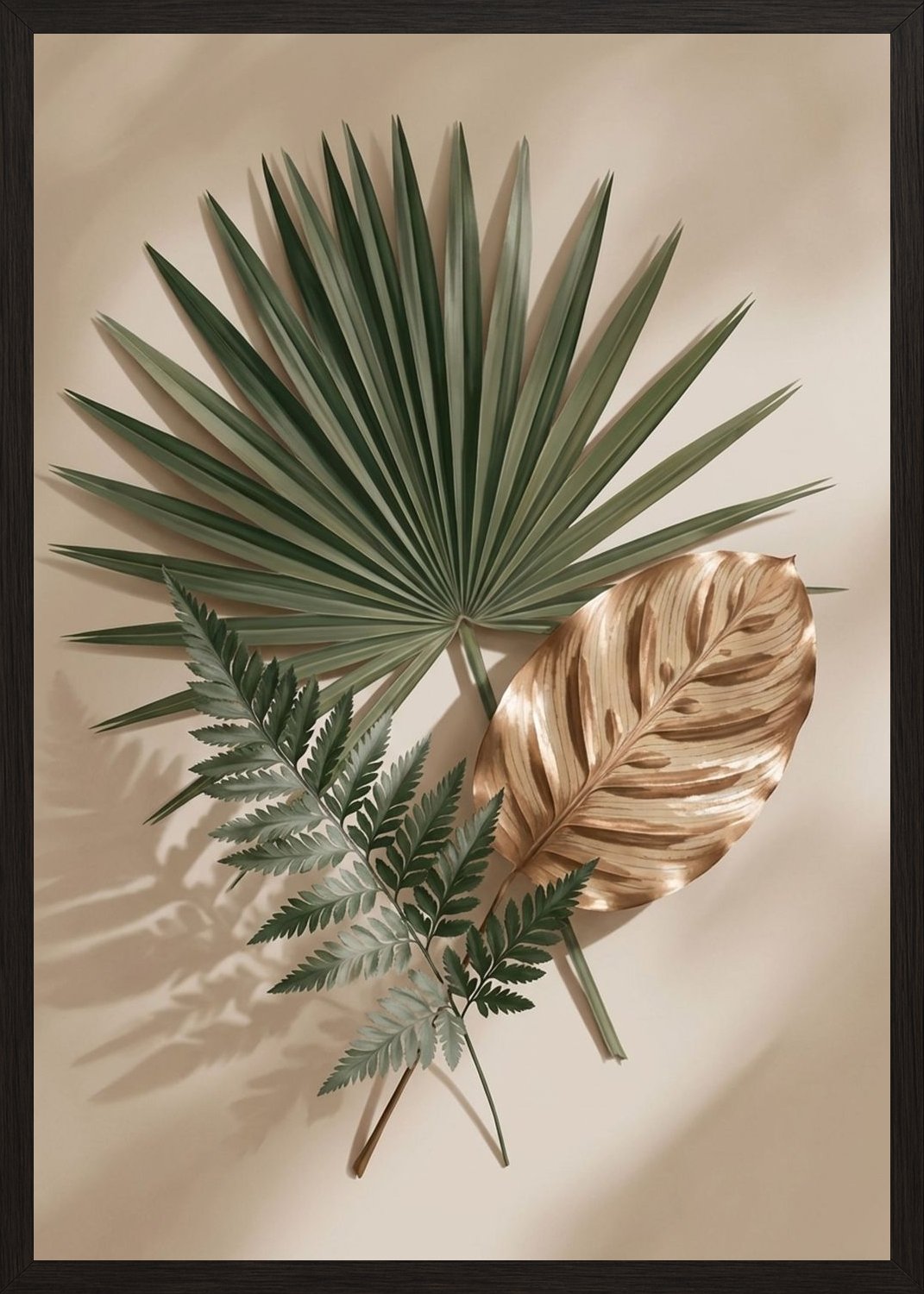 Poster in black frame