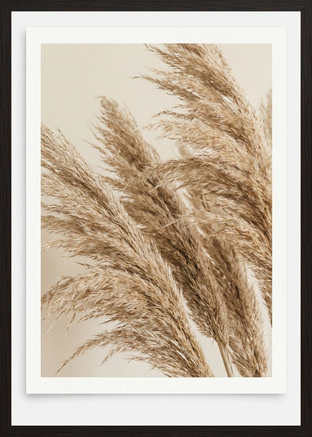 Poster in black frame
