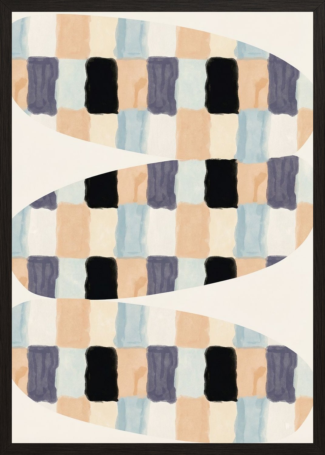 Poster in black frame