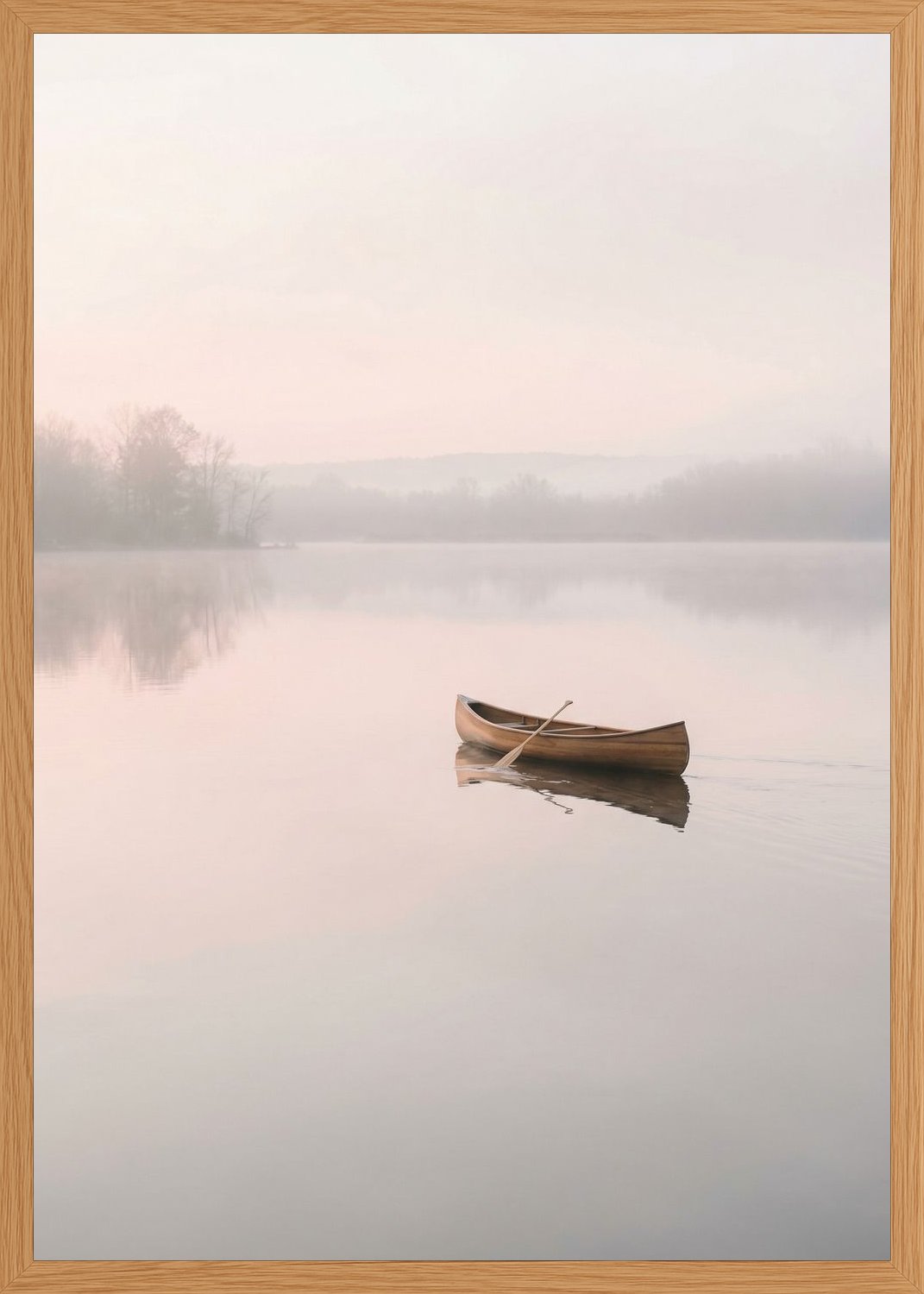 Poster in oak frame