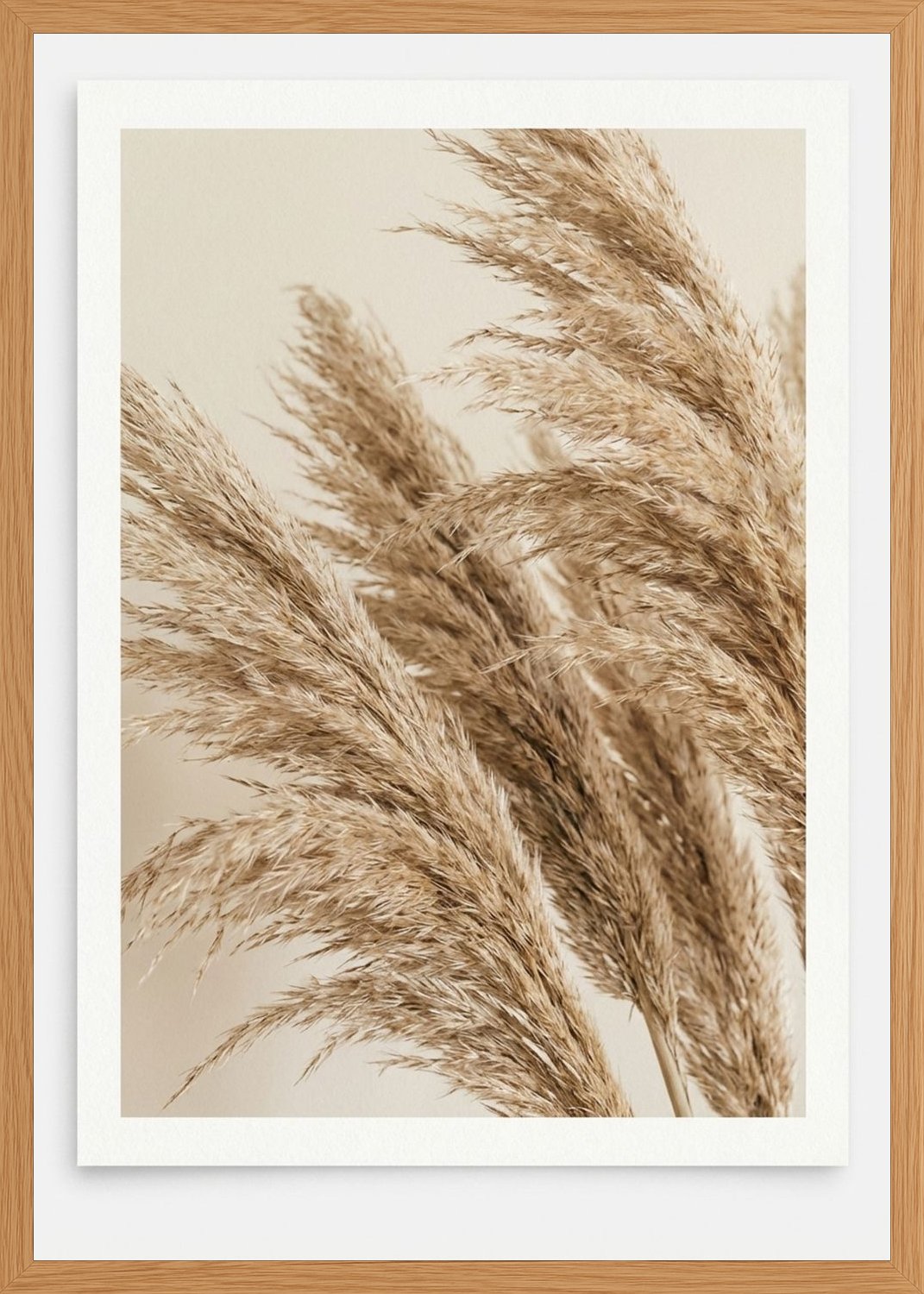 Poster in oak frame