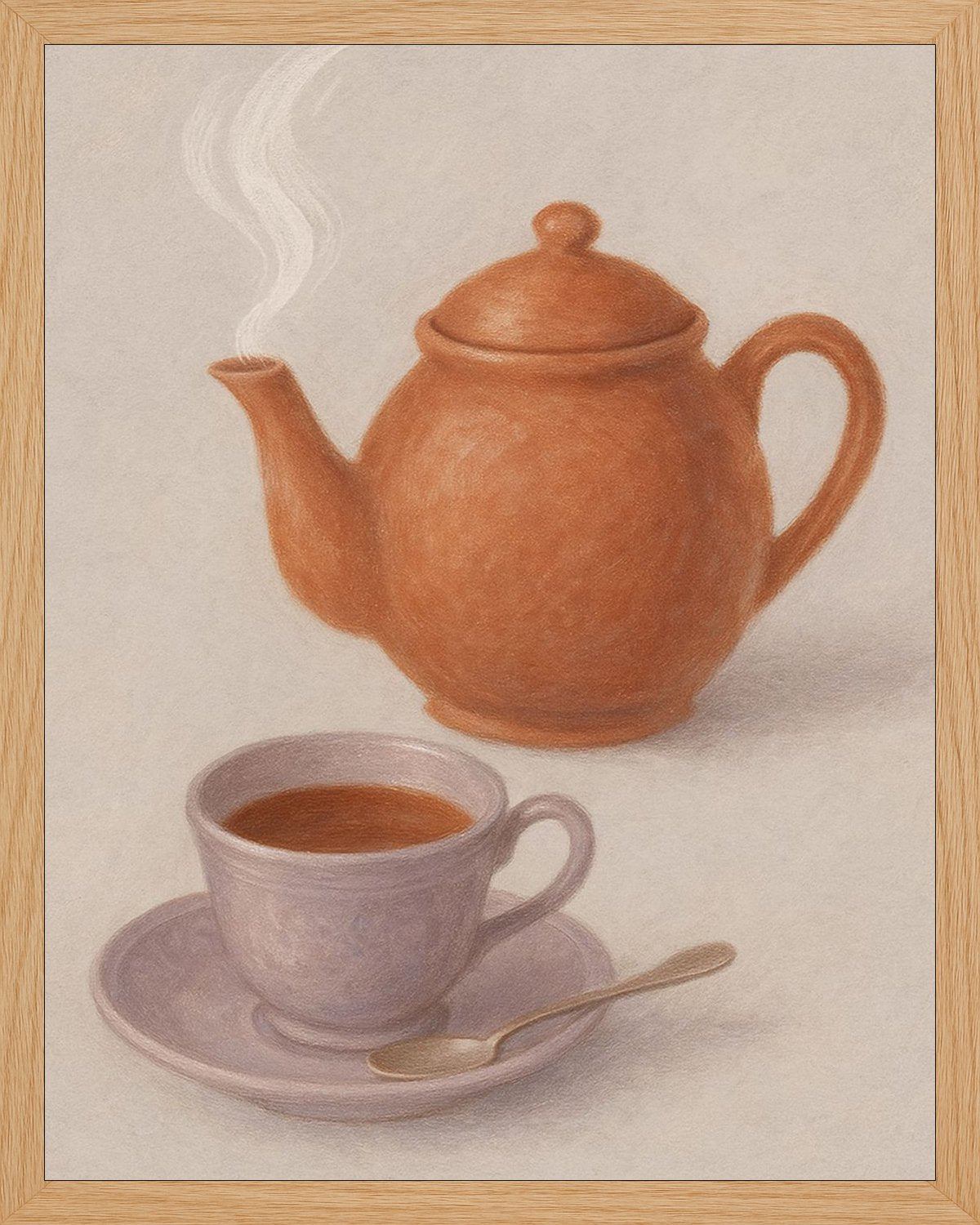 Poster in oak frame