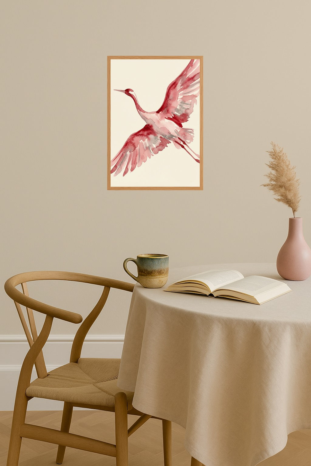 Poster mockup - Single poster in Nordic interior
