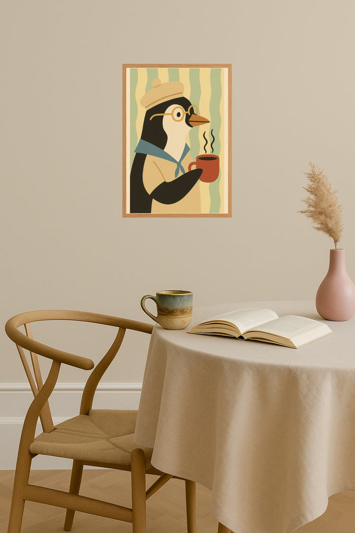 Poster mockup - Single poster in Nordic interior