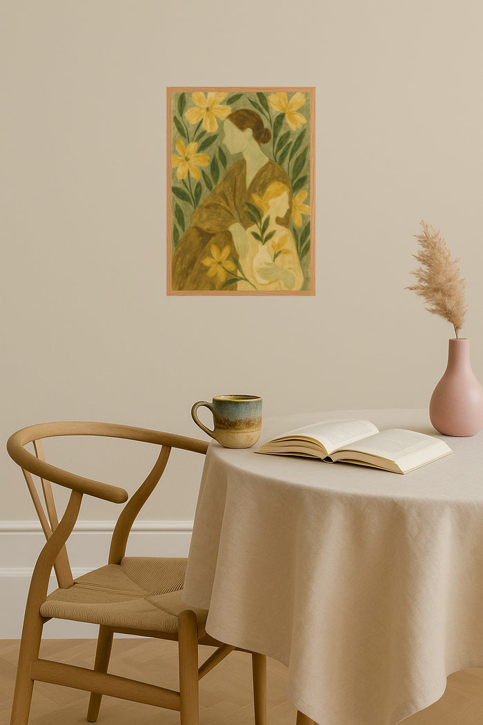 Muted Garden – póster e impresión artística