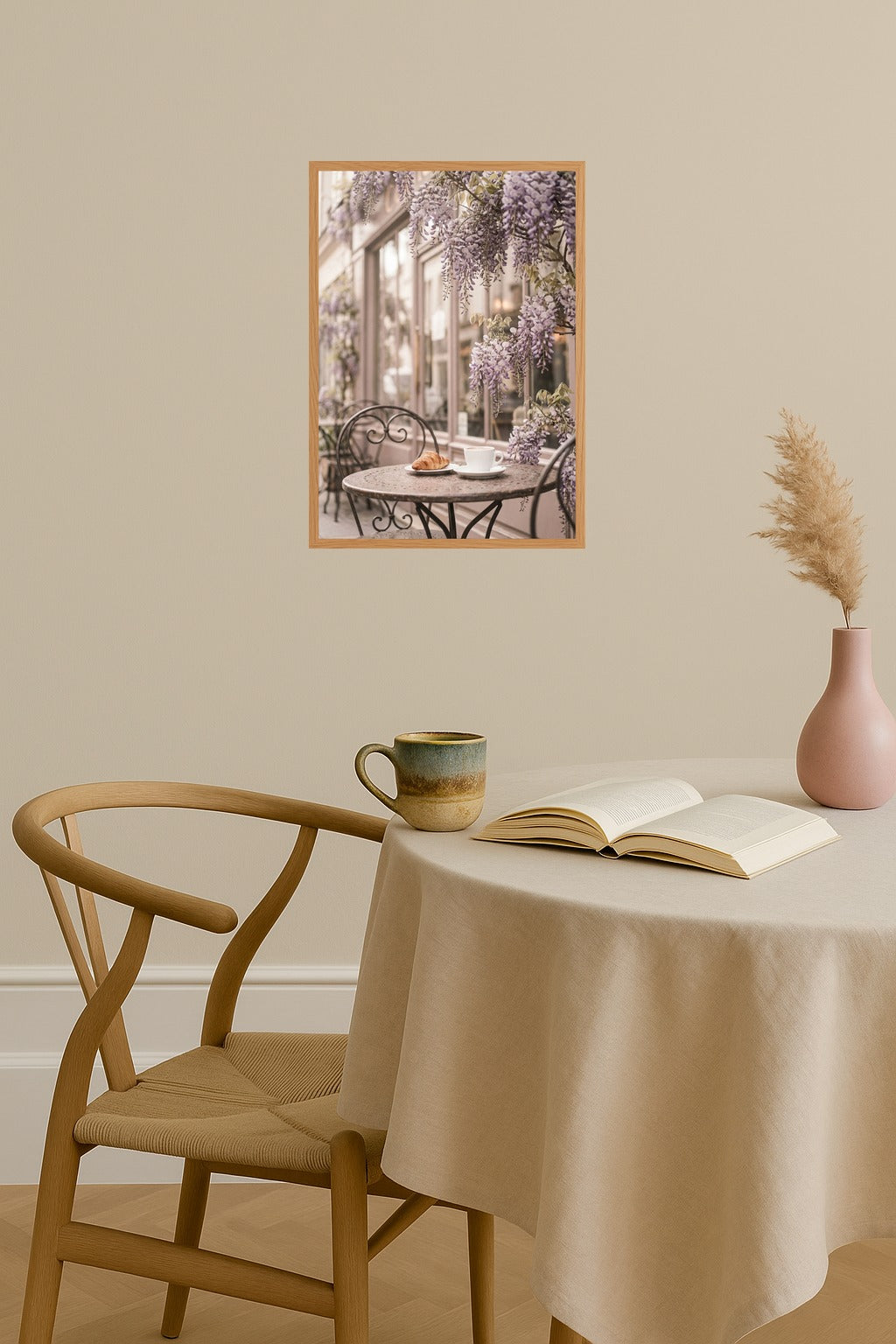 Poster mockup - Single poster in Nordic interior