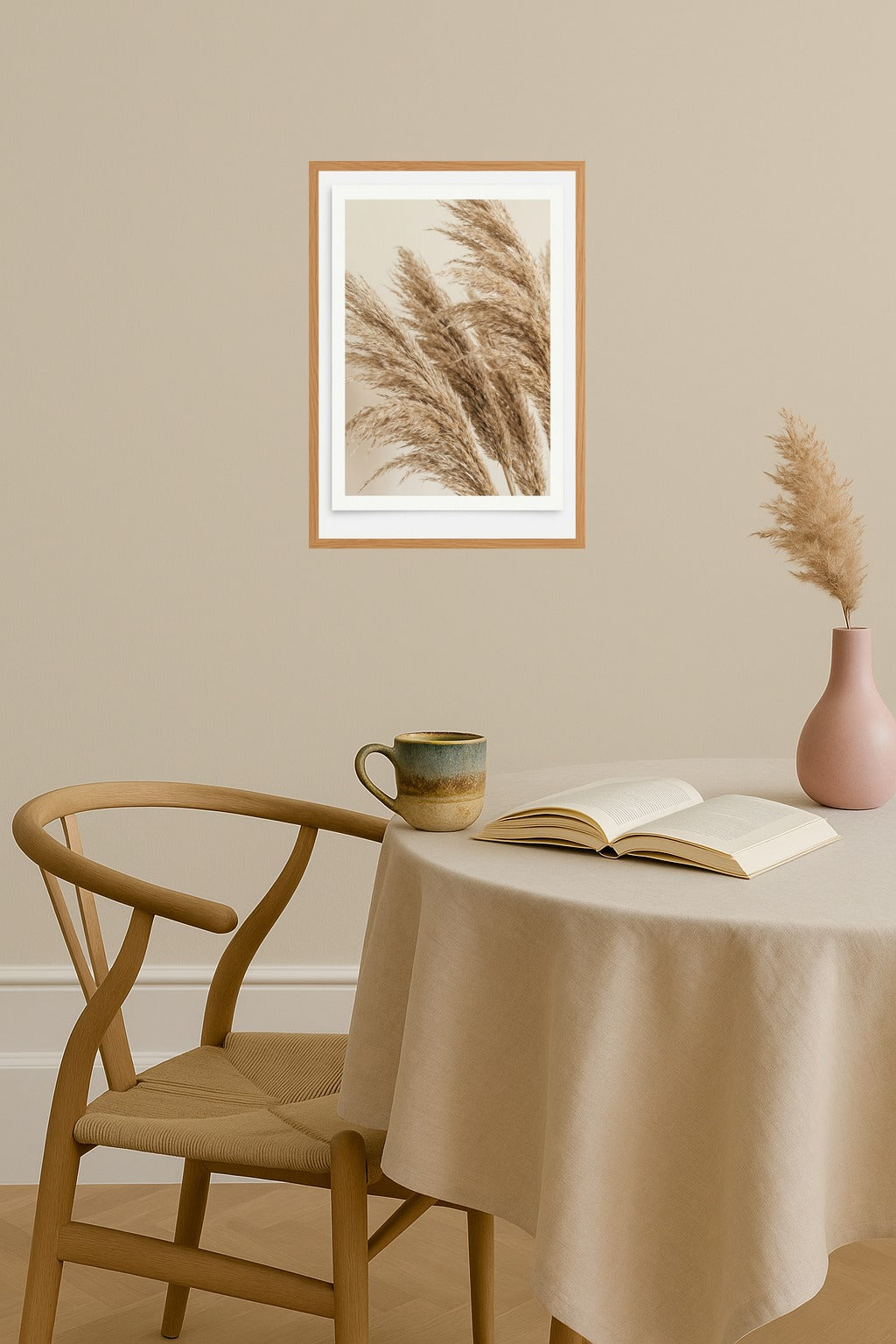 Poster mockup - Single poster in Nordic interior