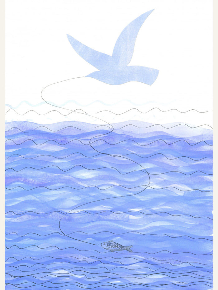 Above the Ocean Waves Poster – poster and art print