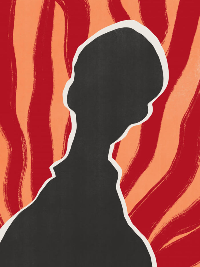 Anonymous Portrait In Heat Poster – poster and art print