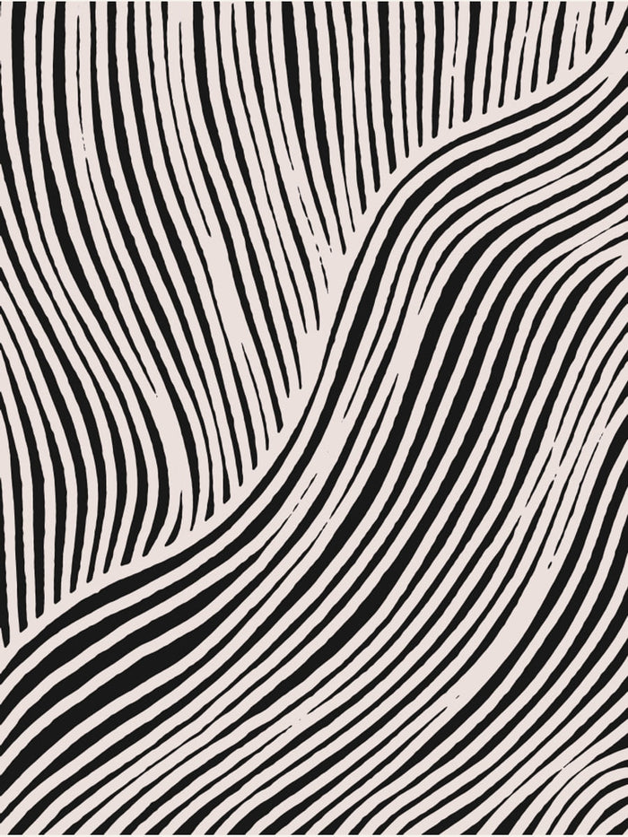 Beige Wave Pattern Poster – poster and art print