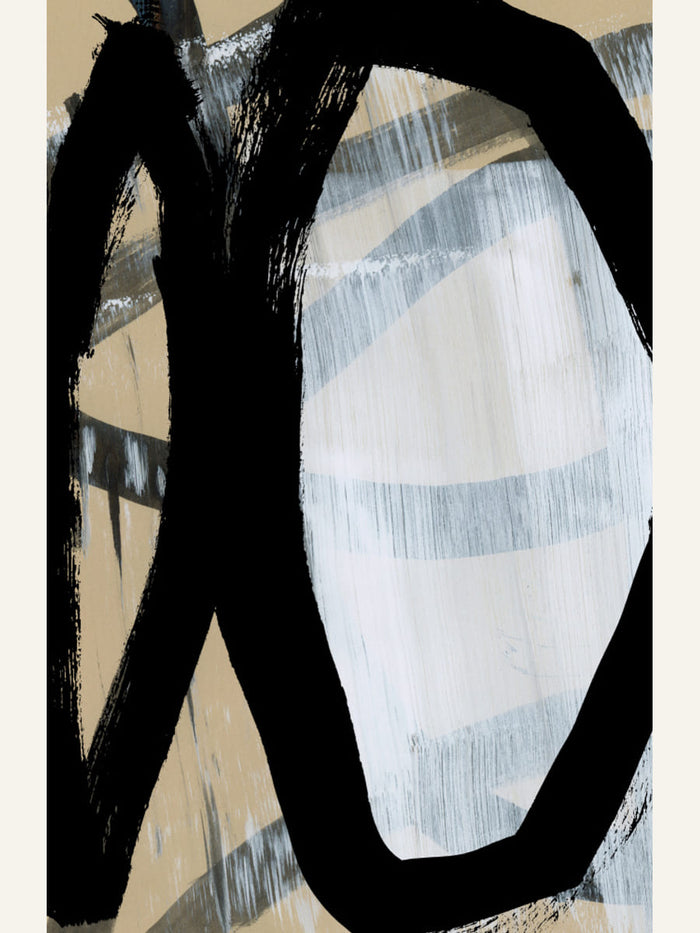 Bold Black On White No1 Poster – plakat og kunsttryk