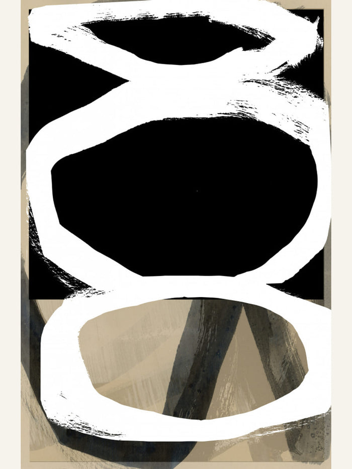 Bold Black On White No4 Poster – plakat og kunsttryk