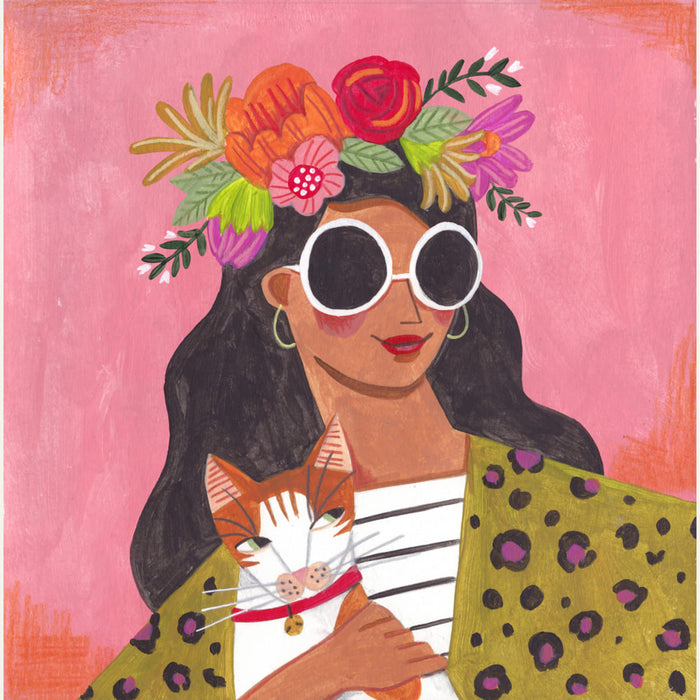 Póster Cat lady – póster e impresión artística