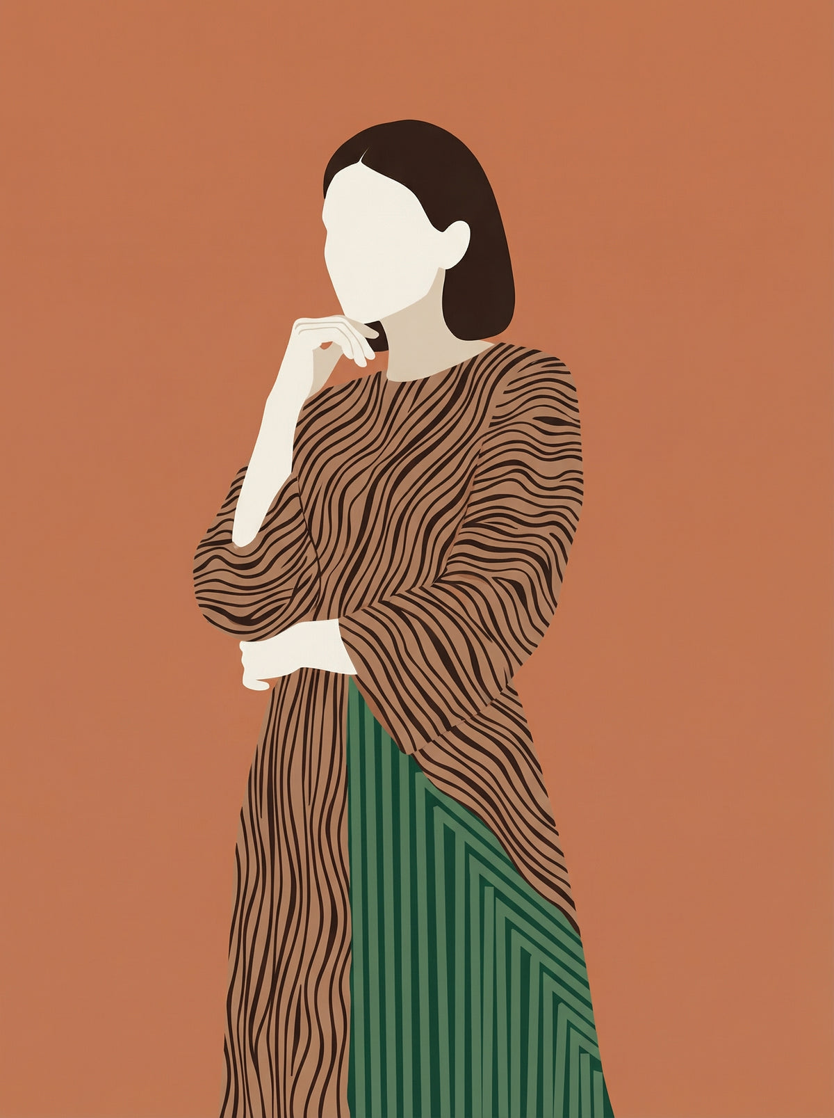 Poster in black frame