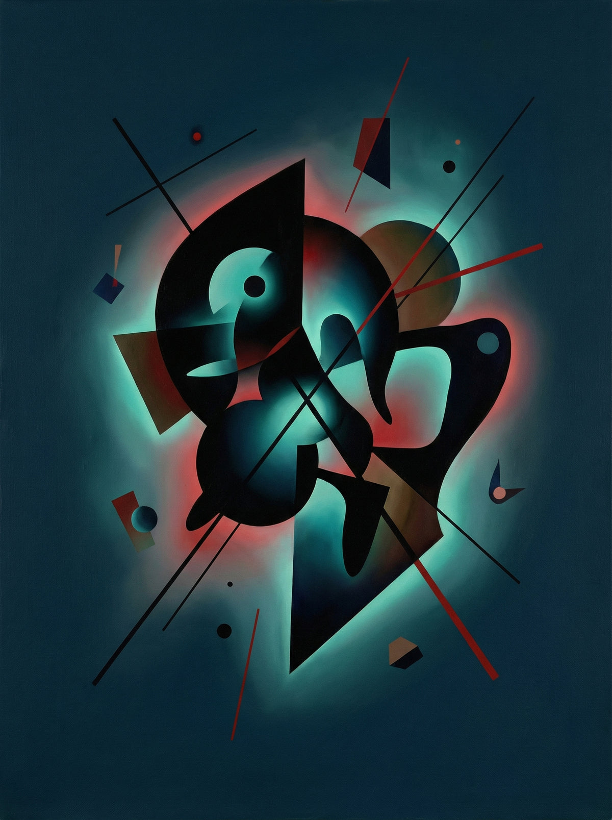 Poster in black frame