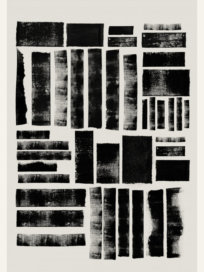 LINO CUT COMPOSITION Poster – plakat og kunsttryk