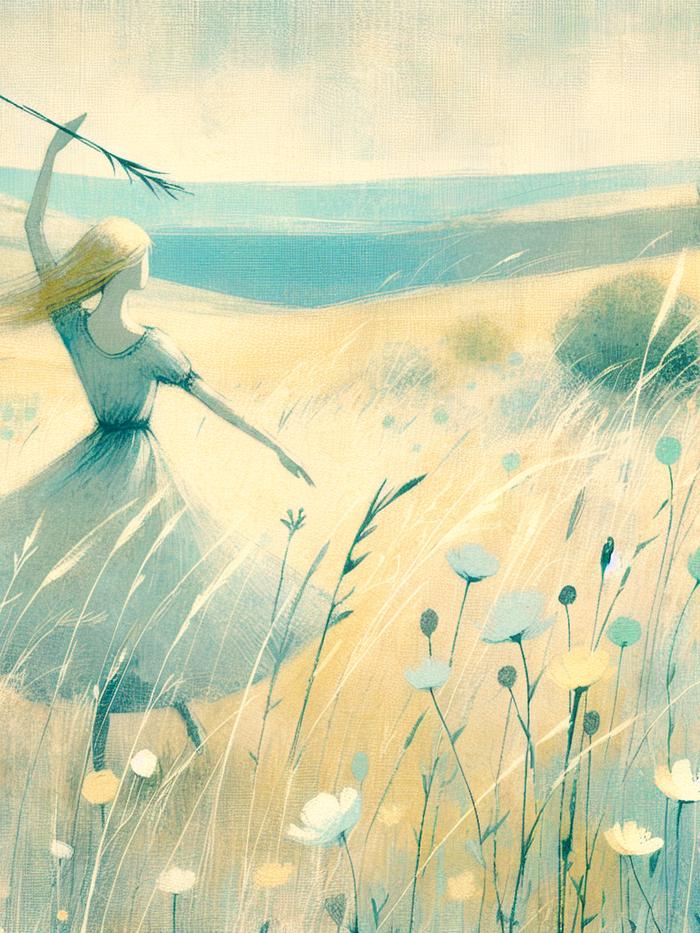 Meadow Breeze – póster e impresión artística